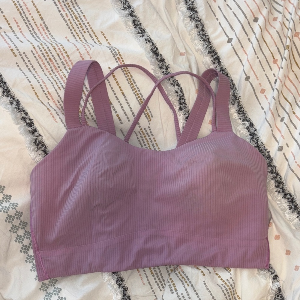 Lululemon Athletica Mauve Strappy Sports Bra